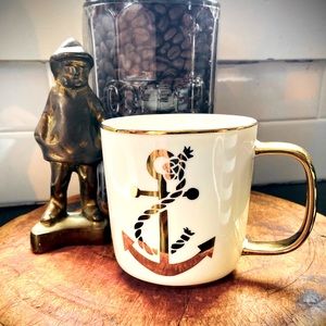 10 Strawberry Street 12oz. Golden Anchor Coffee Mug